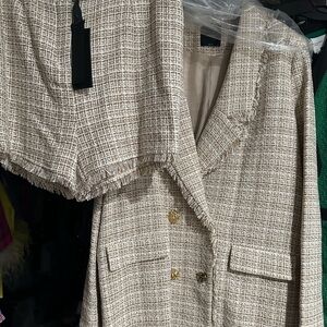 PINKO tweed short set!